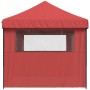 Tienda de fiesta plegable Pop-Up 3 paredes laterales burdeos de vidaXL, Carpas y cenadores - Ref: Foro24-4004947, Precio: 211...
