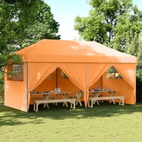 Tienda de fiesta plegable Pop-Up 4 paredes laterales naranja de vidaXL, Carpas y cenadores - Ref: Foro24-4004953, Precio: 242...