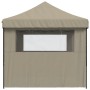 Tienda de fiesta plegable Pop-Up con 3 paredes laterales taupe de vidaXL, Carpas y cenadores - Ref: Foro24-4004970, Precio: 1...