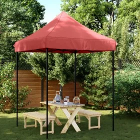 Tienda de fiesta plegable Pop-Up burdeos 200x200x306 cm de vidaXL, Carpas y cenadores - Ref: Foro24-4004987, Precio: 94,17 €,...