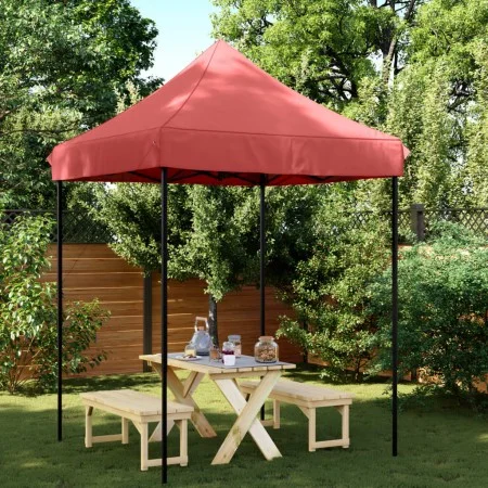 Tienda de fiesta plegable Pop-Up burdeos 200x200x306 cm de vidaXL, Carpas y cenadores - Ref: Foro24-4004987, Precio: 94,17 €,...
