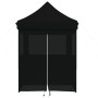 Tienda de fiesta plegable Pop-Up con 4 paredes laterales negra de vidaXL, Carpas y cenadores - Ref: Foro24-4005006, Precio: 1...