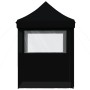 Tienda de fiesta plegable Pop-Up con 4 paredes laterales negra de vidaXL, Carpas y cenadores - Ref: Foro24-4005006, Precio: 1...