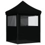 Tienda de fiesta plegable Pop-Up con 4 paredes laterales negra de vidaXL, Carpas y cenadores - Ref: Foro24-4005006, Precio: 1...