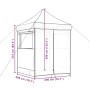 Tienda de fiesta plegable Pop-Up con 4 paredes laterales negra de vidaXL, Carpas y cenadores - Ref: Foro24-4005006, Precio: 1...