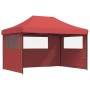 Tienda de fiesta plegable Pop-Up 3 paredes laterales burdeos de vidaXL, Carpas y cenadores - Ref: Foro24-4005019, Precio: 163...