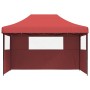 Tienda de fiesta plegable Pop-Up 3 paredes laterales burdeos de vidaXL, Carpas y cenadores - Ref: Foro24-4005019, Precio: 163...