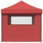 Tienda de fiesta plegable Pop-Up 3 paredes laterales burdeos de vidaXL, Carpas y cenadores - Ref: Foro24-4005019, Precio: 163...