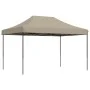 Tienda de fiesta plegable Pop-Up taupe 410x279x315 cm de vidaXL, Carpas y cenadores - Ref: Foro24-4005010, Precio: 124,00 €, ...