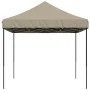 Tienda de fiesta plegable Pop-Up taupe 410x279x315 cm de vidaXL, Carpas y cenadores - Ref: Foro24-4005010, Precio: 124,00 €, ...