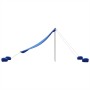 Toldo de playa con anclas de arena azul 214x236 cm de vidaXL, Tiendas de campaña - Ref: Foro24-4008641, Precio: 56,48 €, Desc...