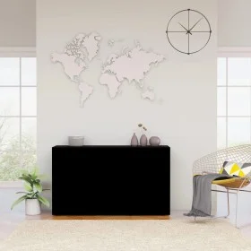 Aparador de madera contrachapada negro 120x36x69 cm de vidaXL, Aparadores - Ref: Foro24-801842, Precio: 136,09 €, Descuento: %