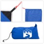 Toldo de playa con anclas de arena azul 214x236 cm de vidaXL, Tiendas de campaña - Ref: Foro24-4008641, Precio: 56,48 €, Desc...