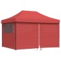 Tienda de fiesta plegable Pop-Up 4 paredes laterales burdeos de vidaXL, Carpas y cenadores - Ref: Foro24-4005027, Precio: 174...