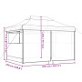 Tienda de fiesta plegable Pop-Up 4 paredes laterales burdeos de vidaXL, Carpas y cenadores - Ref: Foro24-4005027, Precio: 174...
