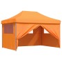 Tienda de fiesta plegable Pop-Up 4 paredes laterales naranja de vidaXL, Carpas y cenadores - Ref: Foro24-4005025, Precio: 186...