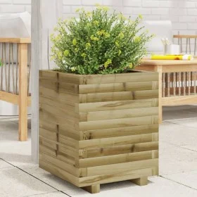 Jardinera madera de pino impregnada 40x40x49,5 cm de vidaXL, Maceteros y jardineras - Ref: Foro24-3282513, Precio: 99,40 €, D...