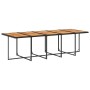 Set comedor de jardín con cojines 15 pzas ratán sintético negro de vidaXL, Conjuntos de jardín - Ref: Foro24-3277826, Precio:...