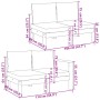 Set de sofás de jardín con cojines 5 pzas madera maciza acacia de vidaXL, Conjuntos de jardín - Ref: Foro24-3214850, Precio: ...