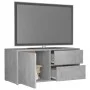 Mueble para TV madera contrachapada gris hormigón 80x34x36 cm de vidaXL, Muebles TV - Ref: Foro24-801854, Precio: 47,76 €, De...