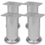 8x Patas de sofá redondas cromadas 120 mm de vidaXL, Soportes para sillas y sofás - Ref: Foro24-279098, Precio: 19,17 €, Desc...