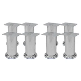 Patas de sofá 8 unidades redondas cromadas 120 mm de vidaXL, Soportes para sillas y sofás - Ref: Foro24-3051484, Precio: 19,1...