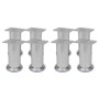 Patas de sofá 8 unidades redondas cromadas 120 mm de vidaXL, Soportes para sillas y sofás - Ref: Foro24-3051484, Precio: 21,5...