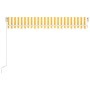 Toldo manual retráctil con LED amarillo y blanco 450x350 cm de vidaXL, Toldos - Ref: Foro24-3069003, Precio: 472,83 €, Descue...