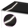 Toldo retráctil manual con luz LED gris antracita 500x300 cm de vidaXL, Toldos - Ref: Foro24-3069584, Precio: 559,06 €, Descu...
