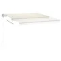 Toldo manual retráctil con LED crema 4,5x3,5 m de vidaXL, Toldos - Ref: Foro24-3070042, Precio: 510,78 €, Descuento: %