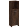 Set de muebles baño 4 pzas madera contrachapada roble ahumado de vidaXL, Muebles de baño - Ref: Foro24-3154403, Precio: 169,1...