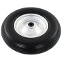 Ruedas de carretillas 2 uds con ejes macizo PU 4.00-8 390 mm de vidaXL, Montacargas, grúas y carritos - Ref: Foro24-142979, P...