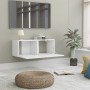 Mueble para TV madera contrachapada blanco 80x30x30 cm de vidaXL, Muebles TV - Ref: Foro24-801472, Precio: 49,73 €, Descuento: %