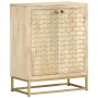 Aparador con 2 puertas madera maciza de mango 55x30x70 cm de vidaXL, Aparadores - Ref: Foro24-352039, Precio: 129,54 €, Descu...