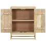 Aparador con 2 puertas madera maciza de mango 55x30x70 cm de vidaXL, Aparadores - Ref: Foro24-352039, Precio: 129,54 €, Descu...