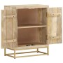 Aparador con 2 puertas madera maciza de mango 55x30x70 cm de vidaXL, Aparadores - Ref: Foro24-352039, Precio: 129,54 €, Descu...