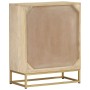 Aparador con 2 puertas madera maciza de mango 55x30x70 cm de vidaXL, Aparadores - Ref: Foro24-352039, Precio: 129,54 €, Descu...