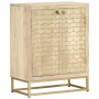Aparador con 2 puertas madera maciza de mango 55x30x70 cm de vidaXL, Aparadores - Ref: Foro24-352039, Precio: 129,54 €, Descu...