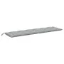 Cojines banco jardín 2 uds tela gris claro melange 200x50x7 cm de vidaXL, Cojines para sillas y sofás - Ref: Foro24-4002630, ...