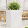 Jardinera madera maciza de pino blanco 50x50x68,5 cm de vidaXL, Maceteros y jardineras - Ref: Foro24-3282465, Precio: 173,51 ...