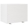 Jardinera de madera maciza de pino blanca 90x60x72 cm de vidaXL, Maceteros y jardineras - Ref: Foro24-3282645, Precio: 281,12...