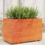 Jardinera madera maciza de pino marrón cera 110x60x72 cm de vidaXL, Maceteros y jardineras - Ref: Foro24-3282651, Precio: 309...