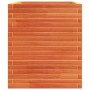 Jardinera madera maciza de pino marrón cera 110x60x72 cm de vidaXL, Maceteros y jardineras - Ref: Foro24-3282651, Precio: 313...