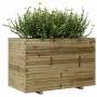 Jardinera madera de pino impregnada 110x60x72 cm de vidaXL, Maceteros y jardineras - Ref: Foro24-3282653, Precio: 280,93 €, D...