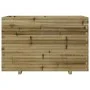 Jardinera madera de pino impregnada 110x60x72 cm de vidaXL, Maceteros y jardineras - Ref: Foro24-3282653, Precio: 277,36 €, D...