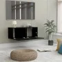 Mueble para TV madera contrachapada negro 80x30x30 cm de vidaXL, Muebles TV - Ref: Foro24-801473, Precio: 50,37 €, Descuento: %