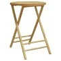 Mesa plegable de jardín de bambú Ø55x75 cm de vidaXL, Mesas de jardín - Ref: Foro24-365881, Precio: 67,84 €, Descuento: %