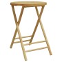 Mesa plegable de jardín de bambú Ø55x75 cm de vidaXL, Mesas de jardín - Ref: Foro24-365881, Precio: 63,84 €, Descuento: %