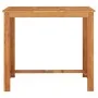 Mesa y taburetes de jardín 5 pzas madera acacia ratán PE marrón de vidaXL, Conjuntos de jardín - Ref: Foro24-3295288, Precio:...