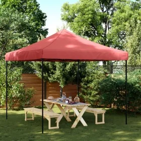 Tienda de fiesta plegable Pop-Up burdeos 292x292x315 cm de vidaXL, Carpas y cenadores - Ref: Foro24-4004917, Precio: 115,08 €...